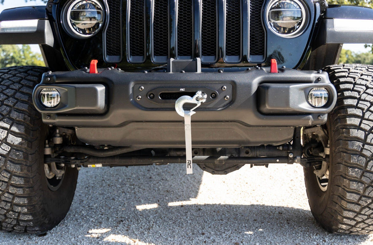 Winch Mounting Plate Modular Steel OE Bumper | Jeep Gladiator JT/Wrangler JL (18-26)
