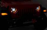 9 Inch DRL Halo LED Headlights DOT Approved | Jeep Gladiator JT/Wrangler JL (18-26)