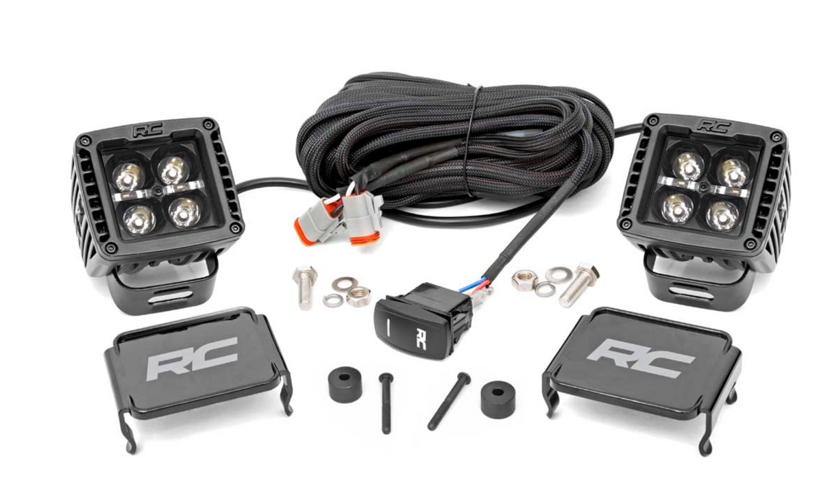 LED Ditch Light Kit Cowl Mount | Jeep Gladiator JT/Wrangler JL (18-26)