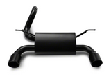 JL/JLU Outlaw Axle-Back Exhaust System with Black Tips