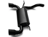 JL/JLU Outlaw Axle-Back Exhaust System with Black Tips