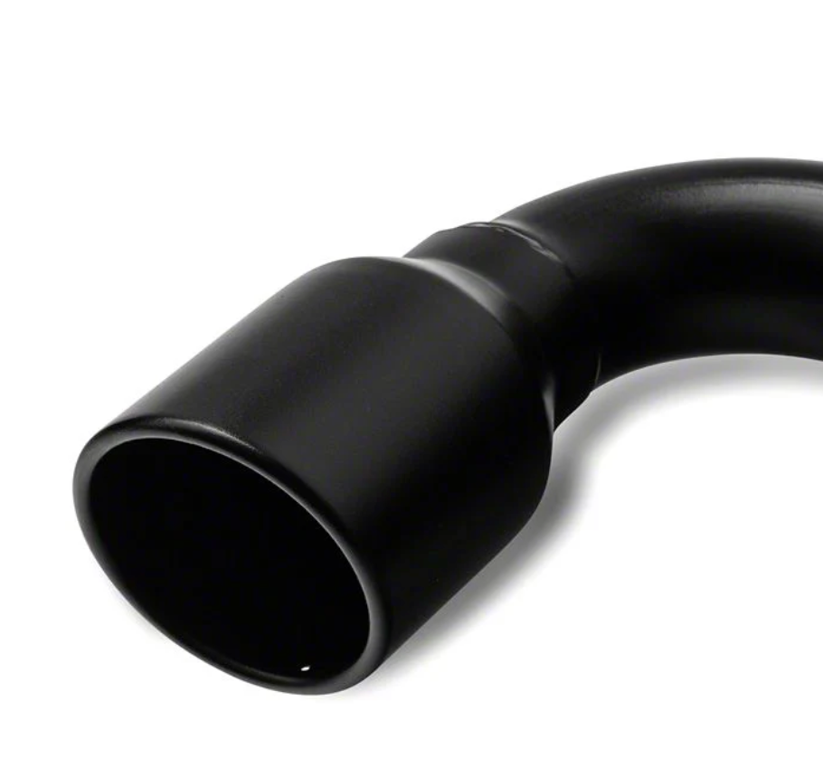 JL/JLU Outlaw Axle-Back Exhaust System with Black Tips