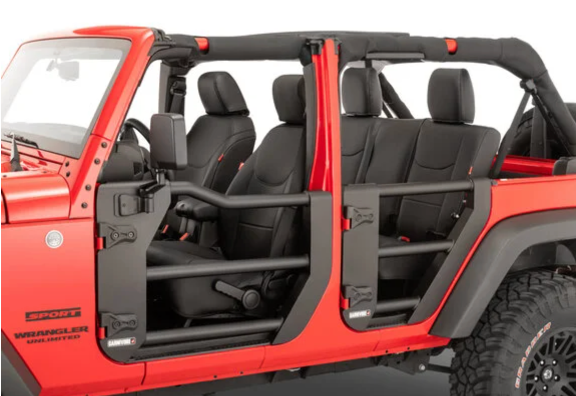Carnivore Tube Doors Front for 07-18 Jeep Wrangler JK
