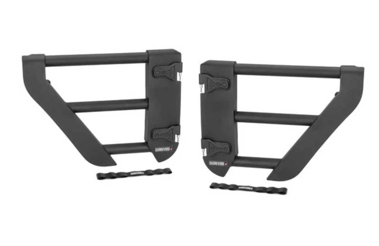 Carnivore Tube Doors Rear for 07-18 Jeep Wrangler JK Unlimited 4-Door