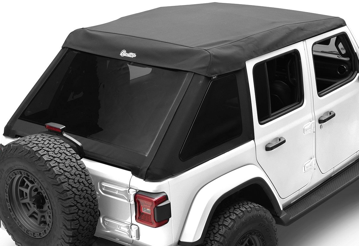 Bestop Trektop Ultra Soft Top – Black Twill for Jeep Wrangler JL 4-Door