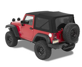Bestop Replace-A-Top Black Twill Soft Top for Jeep Wrangler JK 2-Door