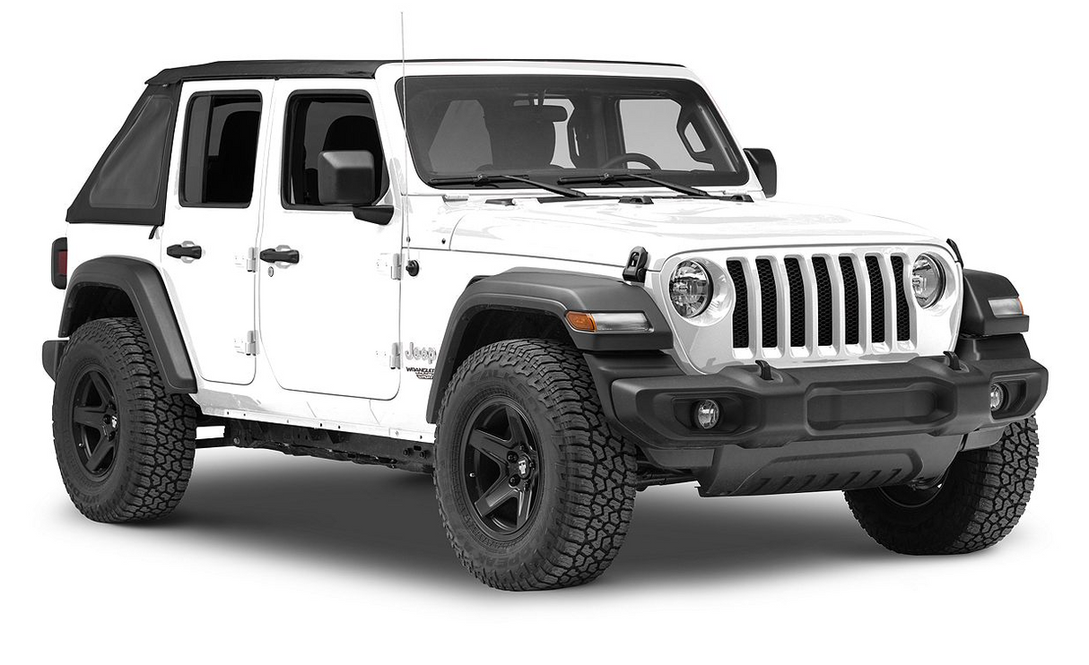 Bestop Trektop NX Black Diamond Soft Top for Jeep Wrangler JL Unlimited 4-Door