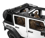 Bestop Trektop NX Glide Black Twill Soft Top for Jeep Wrangler JK 4-Door