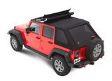 Bestop Trektop NX Plus Black Twill Soft Top for Jeep Wrangler JK Unlimited 4-Door