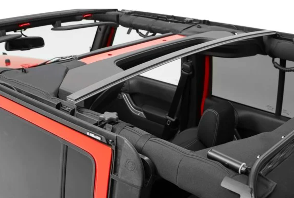 Bestop Trektop NX Plus Black Twill Soft Top for Jeep Wrangler JK Unlimited 4-Door