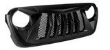 Trail Ops Bird of Prey Matte Black Grille for 2018-2026 Jeep Wrangler JL/JLU & Gladiator JT