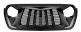 Trail Ops Bird of Prey Matte Black Grille for 2018-2026 Jeep Wrangler JL/JLU & Gladiator JT
