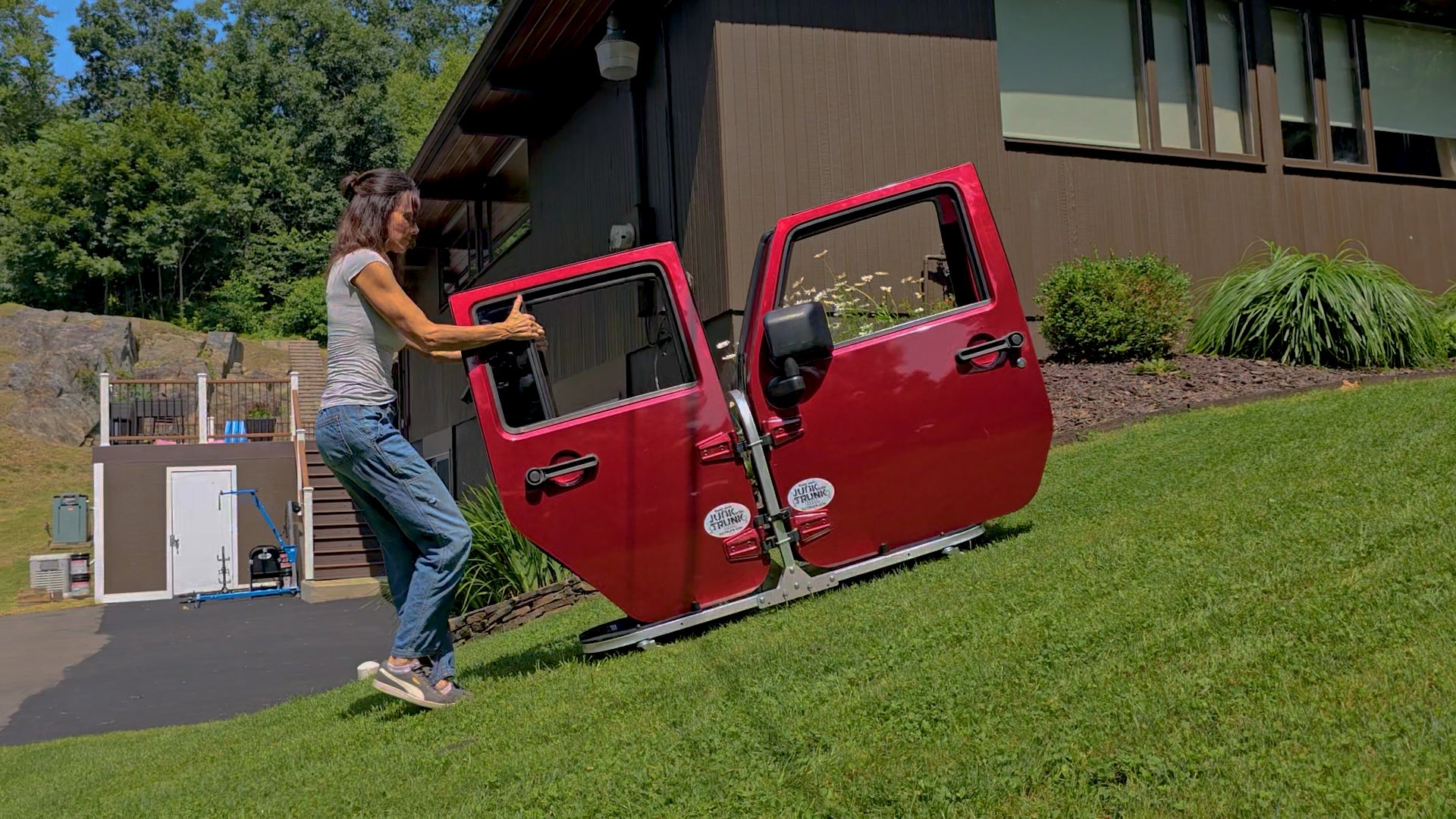 EZ 4X4 4 Door EZ Folding Rolling Door Cart 1921 0084