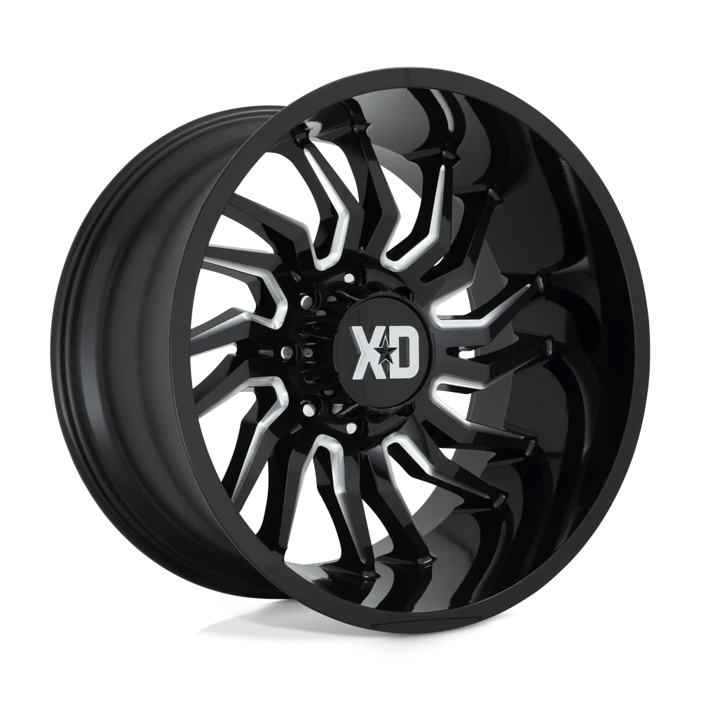 XD GLOSS BLACK MILLED XD858 20X10 5X5.0 G-BLK MILL -18MM