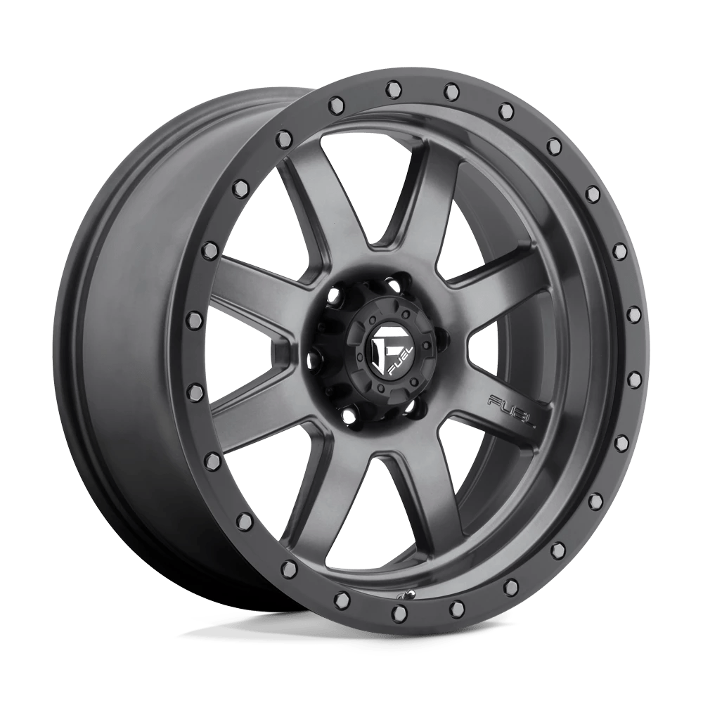 Fuel 1PC MATTE GUN METAL BLACK BEAD RING TROPHY 17X8.5 5X5.0 78.1 GDB -06