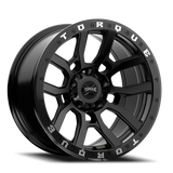 Torque Baja Canyon 17x8.5 Satin Black 5x127 Offset -12