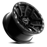 Torque Baja Canyon 17x8.5 Satin Black 5x127 Offset -12