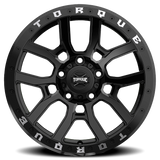 Torque Baja Canyon 17x8.5 Satin Black 5x127 Offset -12