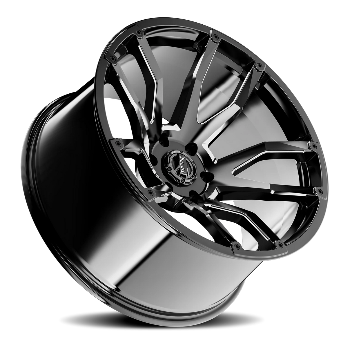 Torque Impact 20x10 Gloss Black Premium Milling 5x127 Offset -18