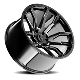 Torque Impact 22x10 Gloss Black Premium Milling 5x127 Offset -18