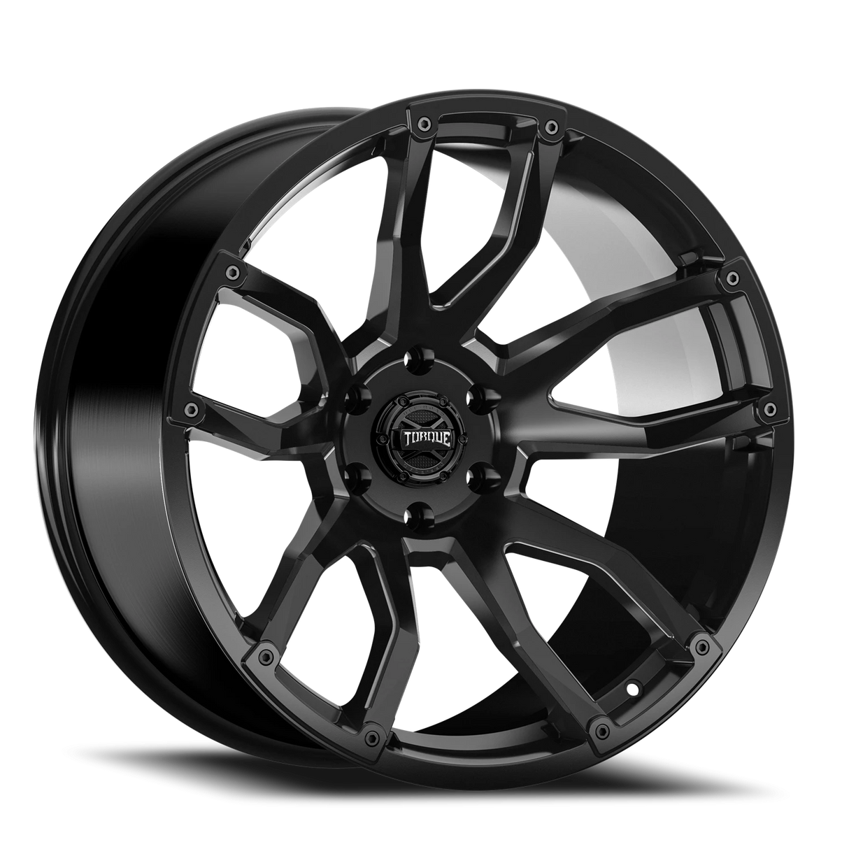 Torque Impact 22x10 Satin Black 5x127 Offset -18