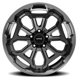 Torque Overdrive 22x10 Satin Black 5x127 Offset -18