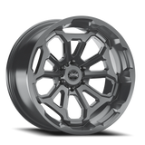 Torque Overdrive 20x10 Satin Gunmetal 5x127 Offset -18