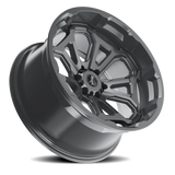 Torque Overdrive 20x10 Satin Gunmetal 5x127 Offset -18