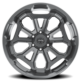 Torque Overdrive 20x10 Satin Gunmetal 5x127 Offset -18