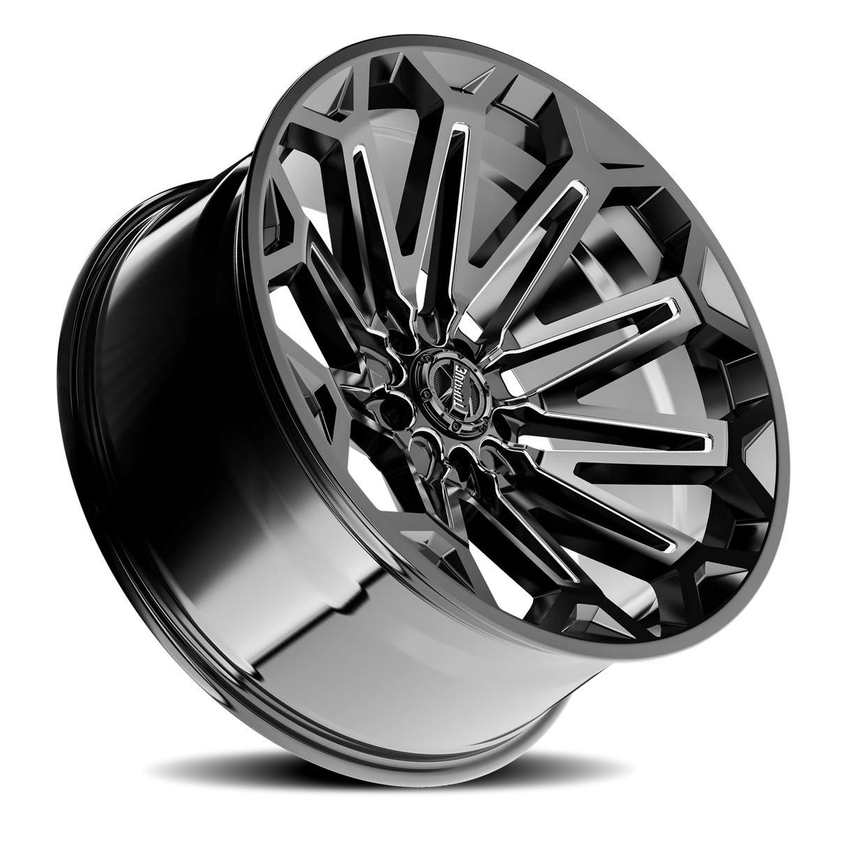 Torque Xcelerate 20x10 Gloss Black Premium Milling 5x127 Offset -18