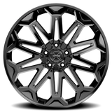 Torque Xcelerate 22x10 Gloss Black 5x127 Offset -18