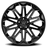 Torque Xcelerate 22x10 Satin Black 5x127 Offset -18