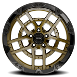 Torque Cliffhanger Satin Bronze 20x10 Satin Black Lip 5x127 Offset -18