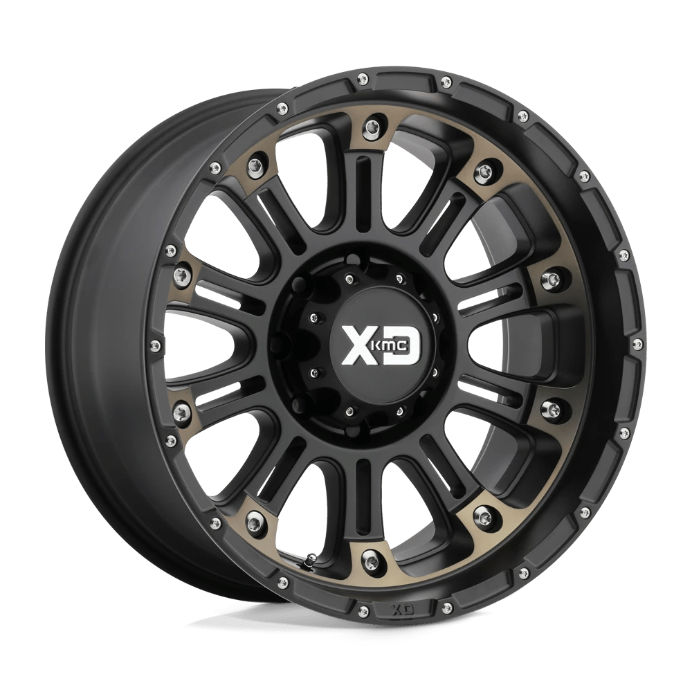 XD SATIN BLACK MACH W/ DARK TINT XD829 20X10 5X5.0 S-BLK MACH DTCC -24MM