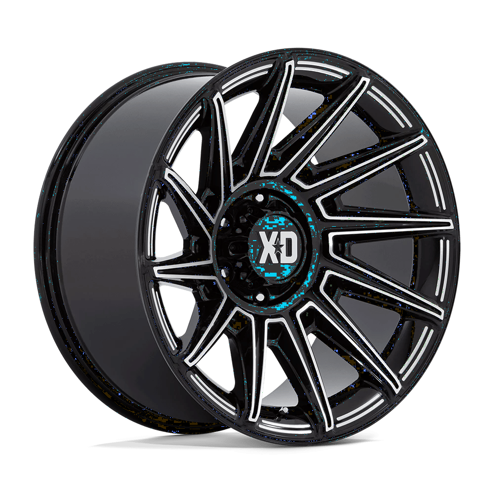 XD GLOSS BLACK MILLED SPECTER 20X10 5X5.0 71 G-BLK MILL -18