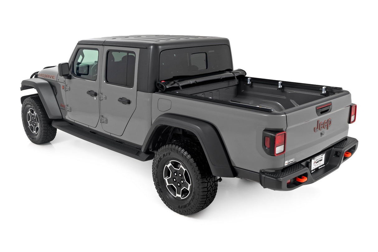 Rough Country Soft Roll Up Bed Cover | 5 Bed | Jeep Gladiator JT 4WD (2020-2025)