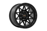 Rough Country 78 Series Wheel | Simulated Beadlock | Black | 18x9 | 5x5 | -12mm