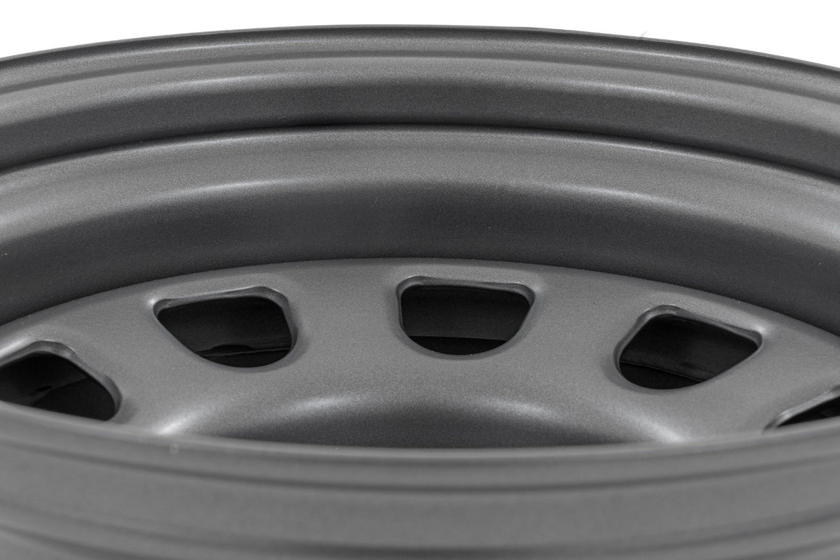 Steel Wheel | Gray | 17x9 | 5x5 | 3.30 Bore | -12