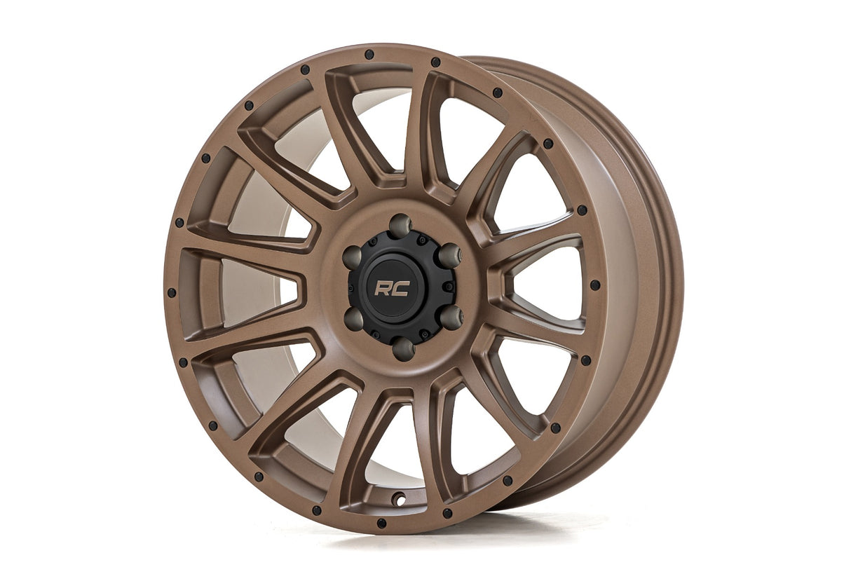 Rough Country 90 Series Wheel | One-Piece | Bronze | 20x10 | 5x5 | -19mm
