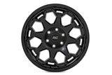 Rough Country 80 Series Wheel | One-Piece | Semi Gloss Black | 20x10 | 5x5 | -19mm