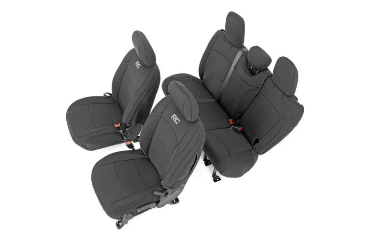 Rough country seat cover set for jeeps