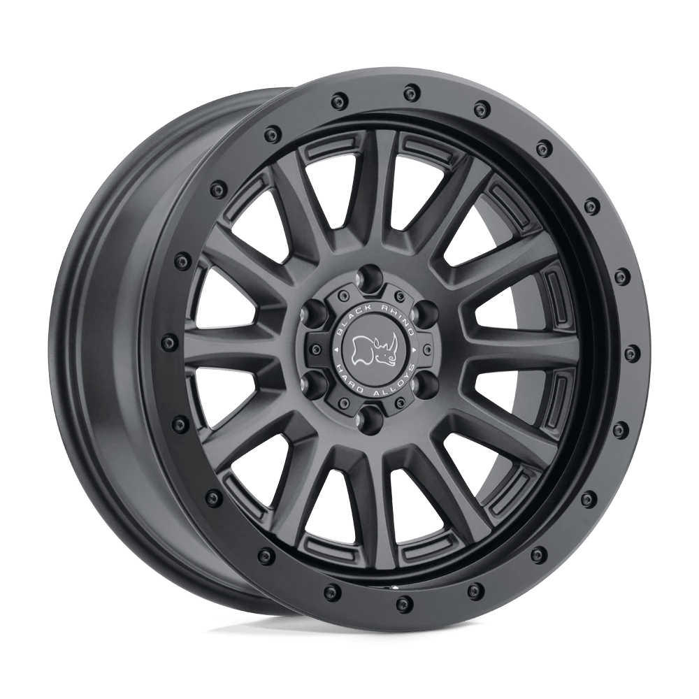 Black Rhino GUN BLACK W/ BLACK ROCK GUARD DUGGER 20X9 5X5.0 71 GUN-BLK -18