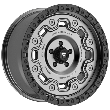 FITTIPALDI OFF ROAD FT100AB 20X9, ET +00, PCD 5X5.00, CB 71.5-SATIN ANTHRACITE BLACK RING