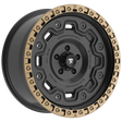 FITTIPALDI OFF ROAD FT100BZ 20X9, ET +00, PCD 5X5.00, CB 71.5-SATIN BLACK WITH BRONZE RING