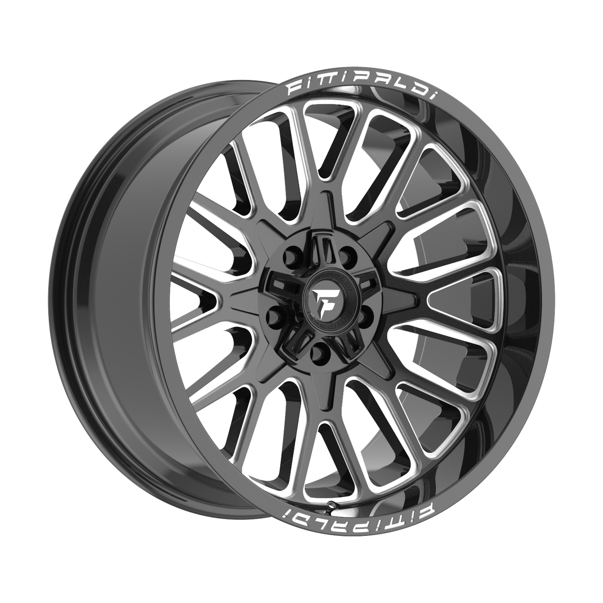 FITTIPALDI OFF ROAD FA18BM 20X10, ET -19, PCD 5X5.00/5X5.50, CB 78.1-GLOSS BLACK MILLED