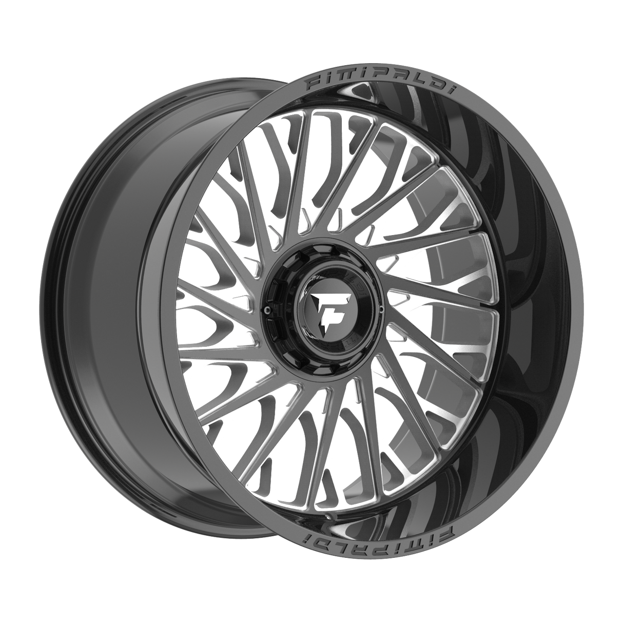 FITTIPALDI OFFROAD FA08BM 22X12, PCD 5X5.00/5X5.50, ET -44, CB 78.1-GLOSS BLACK MILLED