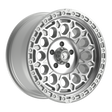 FITTIPALDI OFF ROAD FT101MS 18X9, ET +00, PCD 5X5.00, CB 71.5-GLOSS SILVER WITH MACHINED FACE AND UNDERCUT
