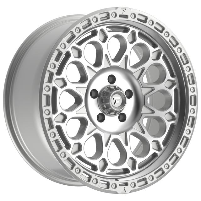 FITTIPALDI OFF ROAD FT101MS 20X9, ET +00, PCD 5X5.00, CB 71.5-GLOSS SILVER WITH MACHINED FACE AND UNDERCUT