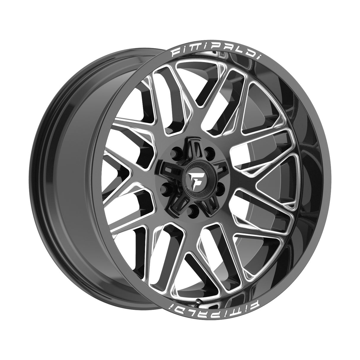 FITTIPALDI OFF ROAD FA19BM 20X10, ET -19, PCD 5X5.00/5X5.50, CB 78.1-GLOSS BLACK MILLED