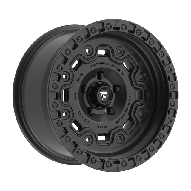 FITTIPALDI OFFROAD FT100SB 17X9, PCD 5X5.00, ET -12, CB 71.5-SATIN BLACK